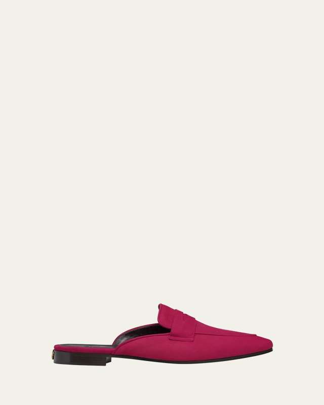 Dalhia Suede Loafer Mules
